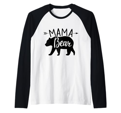 Mama Bär | Mama Bear Raglan von Lustige Mama Bear Family Matching Gifts Clothing