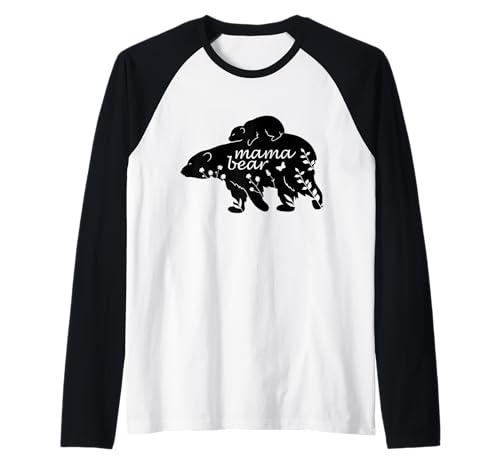 Mama Bär | Mama Bear Raglan von Lustige Mama Bear Family Matching Gifts Clothing