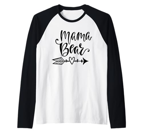 Mama Bär | Mama Bear Raglan von Lustige Mama Bear Family Matching Gifts Clothing