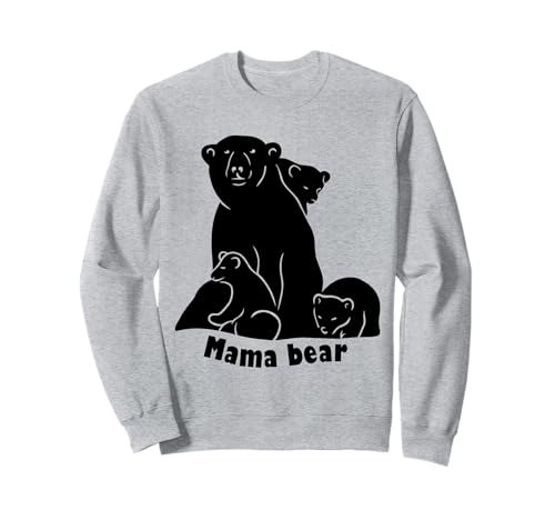 Mama Bär | Mama Bear Sweatshirt von Lustige Mama Bear Family Matching Gifts Clothing