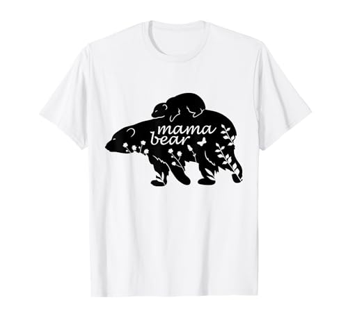 Mama Bär | Mama Bear T-Shirt von Lustige Mama Bear Family Matching Gifts Clothing