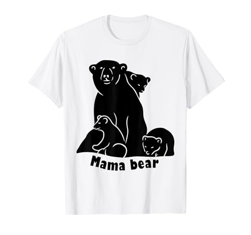 Mama Bär | Mama Bear T-Shirt von Lustige Mama Bear Family Matching Gifts Clothing