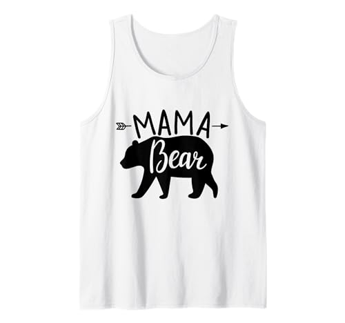 Mama Bär | Mama Bear Tank Top von Lustige Mama Bear Family Matching Gifts Clothing