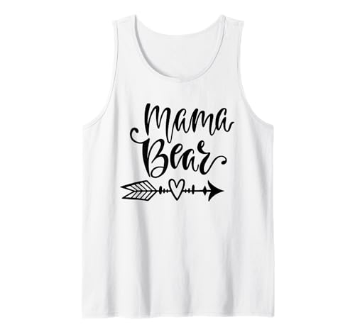 Mama Bär | Mama Bear Tank Top von Lustige Mama Bear Family Matching Gifts Clothing