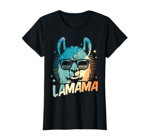 LaMama | Mama und Lama Lustiges Retro Alpaka Muttertag T-Shirt LaMama | Mama und Lama Lustiges Retro Alpaka Muttertag T-Shirt von Lustige Mama Mutter Muttertag Lamama Motive