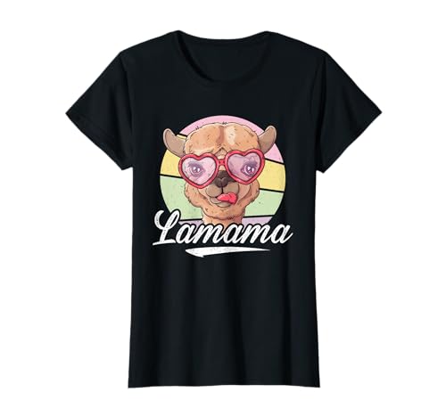 LaMama | Mama und Lama Lustiges Retro Alpaka Muttertag T-Shirt LaMama | Mama und Lama Lustiges Retro Alpaka Muttertag T-Shirt von Lustige Mama Mutter Muttertag Lamama Motive