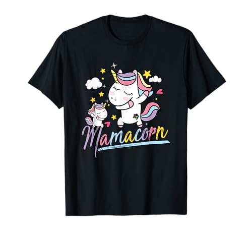 Lustige Mamacorn Einhorn Geschenkidee Damen und Mädchen Unisex Einhorn Cartoon T-Shirt Schwarz S Crew-Ausschnitt Pullover T-Shirt Lustige Mamacorn Einhorn Geschenkidee Damen und Mädchen Unisex Einhorn Cartoon T-Shirt Schwarz S Crew-Ausschnitt Pullover T-Shirt von Lustige Mamacorn Einhorn Geschenkidee