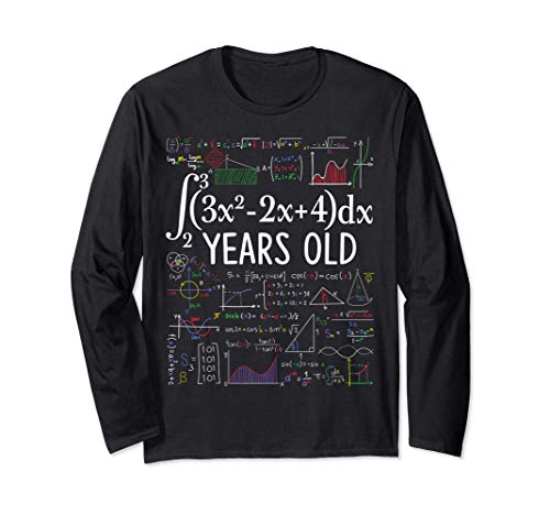 Mathe-Kalkül 18 Jahre alte Frauen Männer Mathe 18 Geburtstag Langarmshirt von Lustige Mathe-Kalkül-Bekleidung Inc.