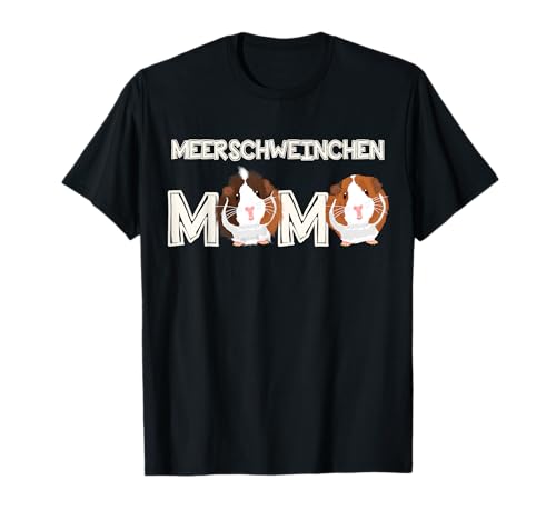 Meerschweinchen Mama Outfit Geschenk Kinder Mädchen Damen T-Shirt Meerschweinchen Mama Outfit Geschenk Kinder Mädchen Damen T-Shirt von Lustige Meerschwein Kleidung für Frauen & Mädchen
