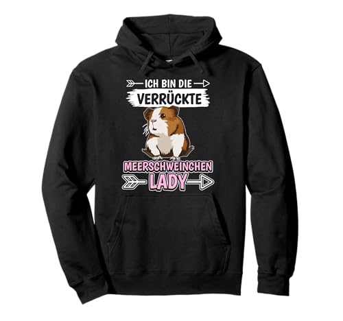 Damen Die Verrückte Meerschweinchen Lady Meerschweinchen Pullover Hoodie Damen Die Verrückte Meerschweinchen Lady Meerschweinchen Pullover Hoodie von Lustige Meerschweinch Sachen Damen Herren Kinder