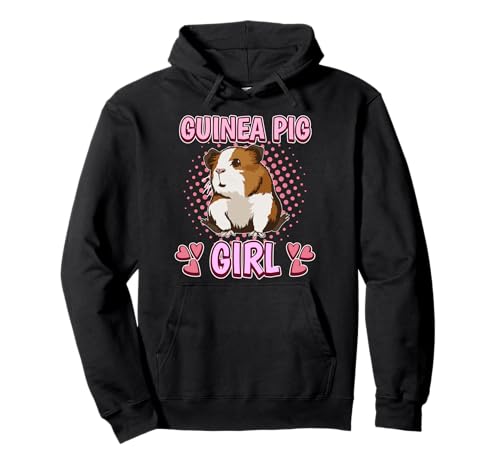 Mädchen Guinea Pig Girl Meerschweinchen Pullover Hoodie Mädchen Guinea Pig Girl Meerschweinchen Pullover Hoodie von Lustige Meerschweinch Sachen