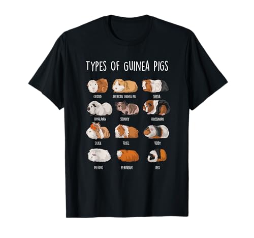 Lustige Meerschweinchen Sprüche Design Shop - Frauen Unisex Guinea Pig Design T-Shirt Schwarz S Regular Halbarm Klassisch Rundhals-Ausschnitt Standardlänge Pull-On Klassische Passform 100% Baumwolle Lustige Meerschweinchen Sprüche Design Shop - Frauen Unisex Guinea Pig Design T-Shirt Schwarz S Regular Halbarm Klassisch Rundhals-Ausschnitt Standardlänge Pull-On Klassische Passform 100% Baumwolle von Lustige Meerschweinchen Sprüche Design Shop