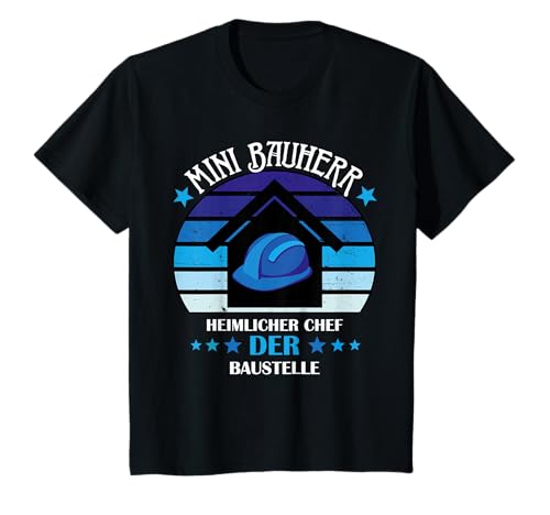 Kinder Mini Bauherr Geschenkidee Richtfest Eigenheim T-Shirt Kinder Mini Bauherr Geschenkidee Richtfest Eigenheim T-Shirt von Lustige Mini Bauherr Hausbau Richtfest Kollektion