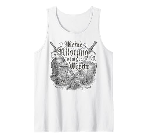 Herren Meine Rüstung ist in der Wäsche Ritter Mittelaltermarkt Tank Top Herren Meine Rüstung ist in der Wäsche Ritter Mittelaltermarkt Tank Top von Lustige Mittelalter Sprüche Ritter
