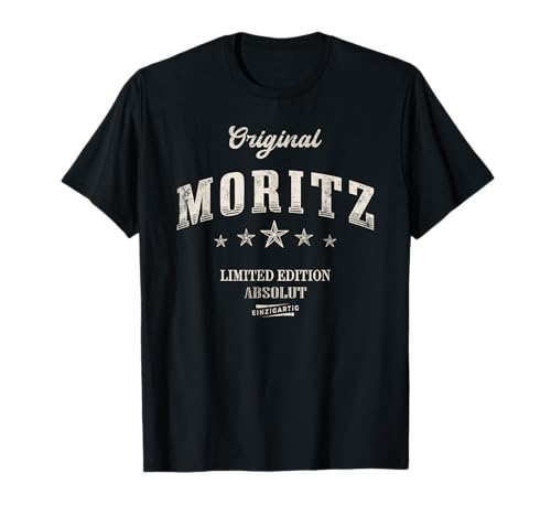 Lustige Moritz Geschenkideen T-Shirt, Damen, Unisex, Kurzarm, T-Shirt, Schwarz, S, EU 34/36 Lustige Moritz Geschenkideen T-Shirt, Damen, Unisex, Kurzarm, T-Shirt, Schwarz, S, EU 34/36 von Lustige Moritz Geschenkideen