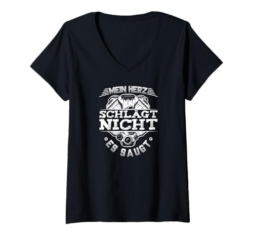 Damen KFZ Mechaniker Spruch Lustiges Auto Schrauber T-Shirt mit V-Ausschnitt Damen KFZ Mechaniker Spruch Lustiges Auto Schrauber T-Shirt mit V-Ausschnitt von Lustige Motorsport Kleidung