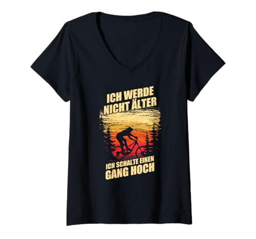 Damen Ich werde Nicht älter Fahrrad Mountainbike MTB T-Shirt mit V-Ausschnitt Damen Ich werde Nicht älter Fahrrad Mountainbike MTB T-Shirt mit V-Ausschnitt von Lustige Mountainbike Fahrrad E-Bike Geschenke
