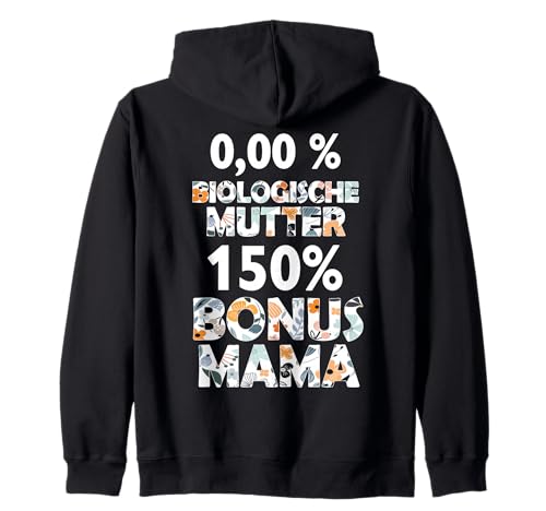 Bonus Mama Beste Stiefmutter Stiefmama Bonusmama Bonusmutter Kapuzenjacke von Lustige Muttertag Spruch Designs von SpreadFUN