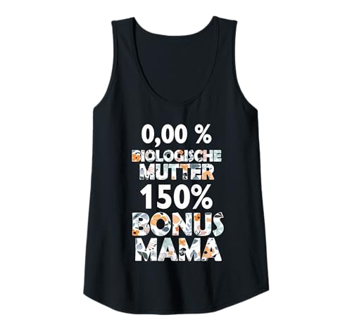 Damen Bonus Mama Beste Stiefmutter Stiefmama Bonusmama Bonusmutter Tank Top von Lustige Muttertag Spruch Designs von SpreadFUN