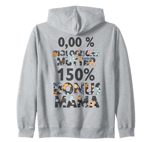 Mama Bonus Mutter Beste Stiefmutter Stiefmama Bonusmama Kapuzenjacke von Lustige Muttertag Spruch Designs von SpreadFUN