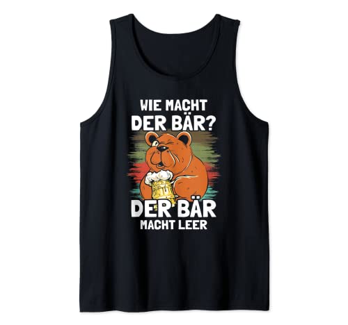 Herren Wie macht der Bär? Nachbar Bier Nachbarn Tank Top Herren Wie macht der Bär? Nachbar Bier Nachbarn Tank Top von Lustige Nachbar Einweihungsparty Bier Outfits