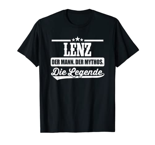 Herren Lenz Vorname Die Legende Spruch Lenz T-Shirt Herren Lenz Vorname Die Legende Spruch Lenz T-Shirt von Lustige Namen Vornamen Herren Männer
