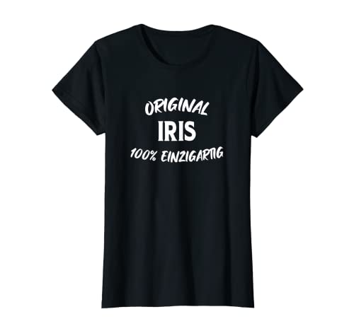 Damen Iris Einzigartig Witziges Personalisiertes T-Shirt Damen Iris Einzigartig Witziges Personalisiertes T-Shirt von Lustige Namen Vornamen Sprüche und Designs