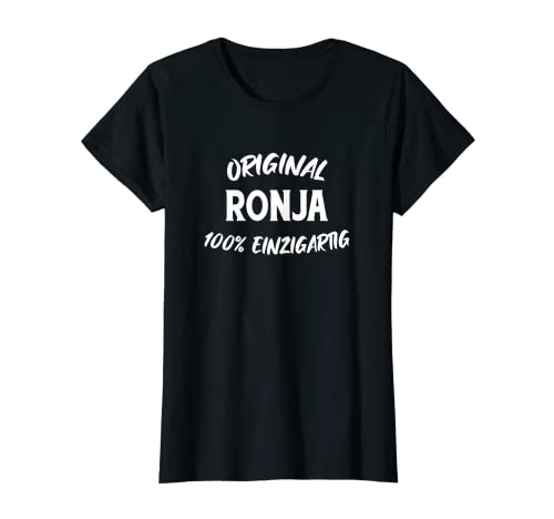 Damen Ronja Einzigartig Witziges Personalisiertes T-Shirt Damen Ronja Einzigartig Witziges Personalisiertes T-Shirt von Lustige Namen Vornamen Sprüche und Designs