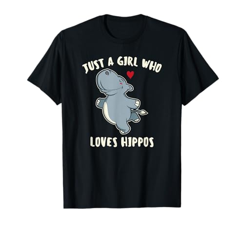 Just A Girl Who Loves Hippos T-Shirt Nilpferd lustig Sprüche T-Shirt Just A Girl Who Loves Hippos T-Shirt Nilpferd lustig Sprüche T-Shirt von Lustige Nilpferd T-Shirts & Nilpferd Geschenke