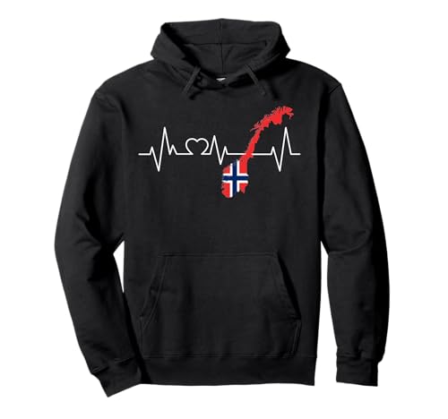 Norwegen Herzschlag Flagge Liebe Männer Frauen Geschenk Pullover Hoodie Norwegen Herzschlag Flagge Liebe Männer Frauen Geschenk Pullover Hoodie von Lustige Norway & Norwegen Urlaub Geschenke
