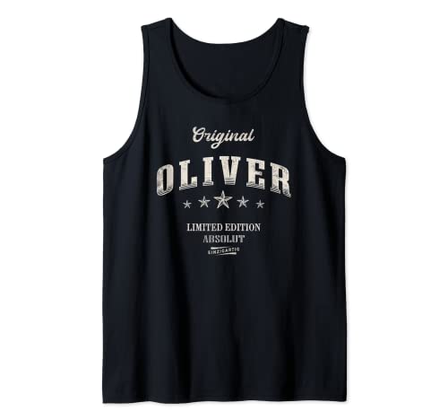 Herren Oliver Limited Edition Tank Top Herren Oliver Limited Edition Tank Top von Lustige Oliver Geschenkideen