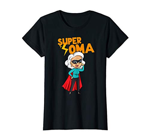 Damen Super-Oma Geschenk Omi Großeltern Heldin Muttertag Beste Oma T-Shirt Damen Super-Oma Geschenk Omi Großeltern Heldin Muttertag Beste Oma T-Shirt von Lustige Oma & Opa Geschenk-Ideen