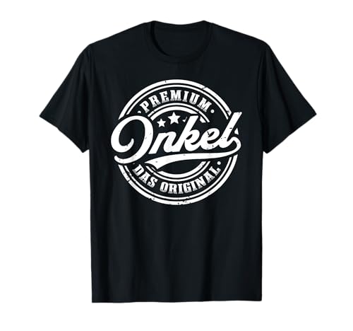 Lustige Onkel Geschenke für Männer T-Shirt Schwarz Crew-Neck T-Shirt mit Halbärmlen S EU Klein von Lustige Onkel Geschenke für Männer