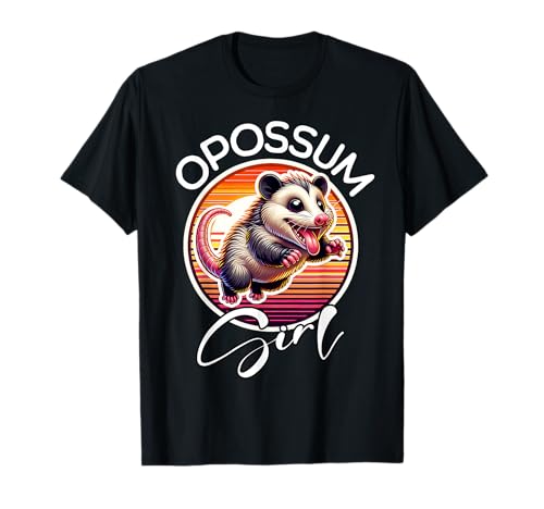 Opossum Mädchen Opossum T-Shirt Opossum Mädchen Opossum T-Shirt von Lustige Opossum Designs Herren Damen