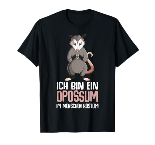 Opossum Kostüm Kinder Mädchen Damen T-Shirt Opossum Kostüm Kinder Mädchen Damen T-Shirt von Lustige Opossum Liebhaber Geschenkideen
