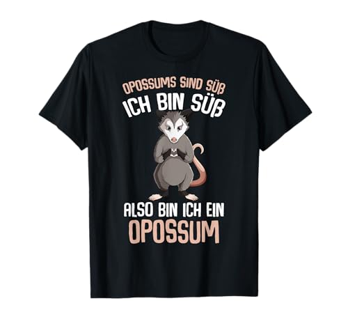 Opossums sind süß Kinder Mädchen Damen Opossum T-Shirt Opossums sind süß Kinder Mädchen Damen Opossum T-Shirt von Lustige Opossum Liebhaber Geschenkideen