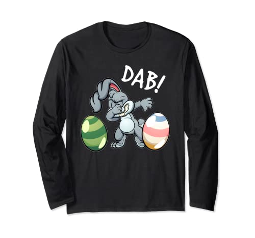 Dabbing Osterhase Jungen Und Mädchen Ostergeschenk Ostern Langarmshirt von Lustige Ostergeschenke T Shirts Für Kinder by KaMi