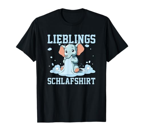 Lustige Outfits für Schlafen, Kuscheln und Chillen - Lieblings Schlafshirt Elefant Pyjama Schlafanzug Elefant T-Shirt Damen Schwarz S EU 41 cm Small Regulär Kurzarm Pullover 1 Count 1981507031 von Lustige Outfits für Schlafen, Kuscheln und Chillen
