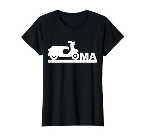 Lustige Outfits für die Oma mit dem Roller - Oma-T-Shirt Schwarz XS Klassisch Halbarm Crew-Ausschnitt Roller-Motiv Damen Oma Geschenk Lustige Outfits für die Oma mit dem Roller - Oma-T-Shirt Schwarz XS Klassisch Halbarm Crew-Ausschnitt Roller-Motiv Damen Oma Geschenk von Lustige Outfits für die Oma mit dem Roller