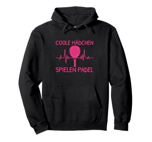 Coole Mädchen Spielen Padel Padeltennis Herzschlag Spruch Pullover Hoodie Coole Mädchen Spielen Padel Padeltennis Herzschlag Spruch Pullover Hoodie von Lustige Padel Sprüche Kleidung Für Mädchen