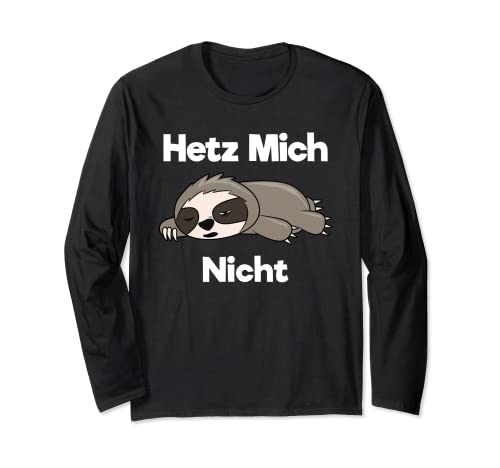 Faultier Hetz Mich Nicht Damen Nachthemd Kinder Pyjama Langarmshirt von Lustige Pajama Designs für Damen und Herren