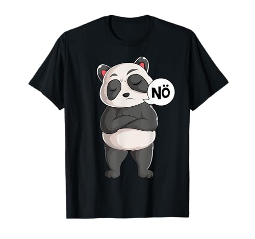 Panda Nö Pandabär Mädchen Jungen Kinder T-Shirt von Lustige Panda Liebhaber Geschenke