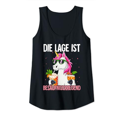 Damen Die Lage Ist Besäufniserregend Tank Top von Lustige Party Gadgets
