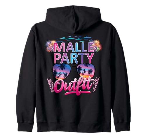 Malle Party Gruppenshirt Frauen Mallorca Outfit Damen Party Kapuzenjacke Malle Party Gruppenshirt Frauen Mallorca Outfit Damen Party Kapuzenjacke von Lustige Party Köstüme Frauen Männer Urlaub