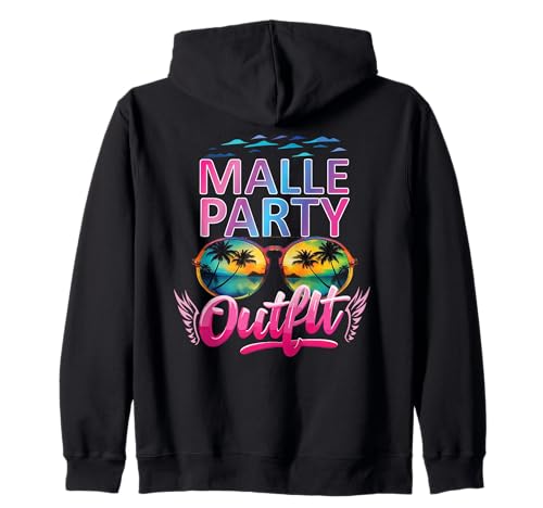 Malle Party Gruppenshirt Frauen Mallorca Outfit Damen Party Kapuzenjacke Malle Party Gruppenshirt Frauen Mallorca Outfit Damen Party Kapuzenjacke von Lustige Party Köstüme Frauen Männer Urlaub
