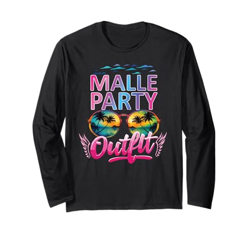 Malle Party Gruppenshirt Frauen Mallorca Outfit Damen Party Langarmshirt Malle Party Gruppenshirt Frauen Mallorca Outfit Damen Party Langarmshirt von Lustige Party Köstüme Frauen Männer Urlaub
