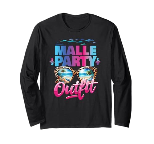 Malle Party Gruppenshirt Frauen Mallorca Outfit Damen Party Langarmshirt Malle Party Gruppenshirt Frauen Mallorca Outfit Damen Party Langarmshirt von Lustige Party Köstüme Frauen Männer Urlaub