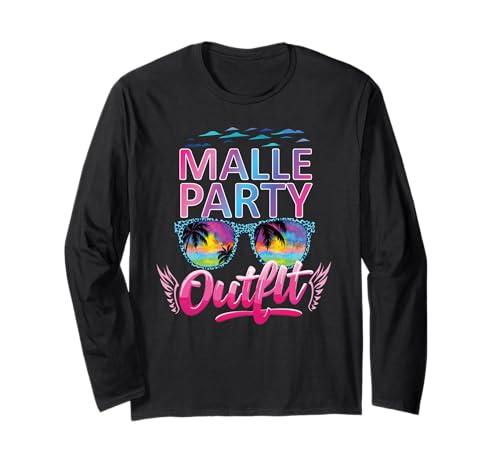 Malle Party Gruppenshirt Frauen Mallorca Outfit Damen Party Langarmshirt Malle Party Gruppenshirt Frauen Mallorca Outfit Damen Party Langarmshirt von Lustige Party Köstüme Frauen Männer Urlaub