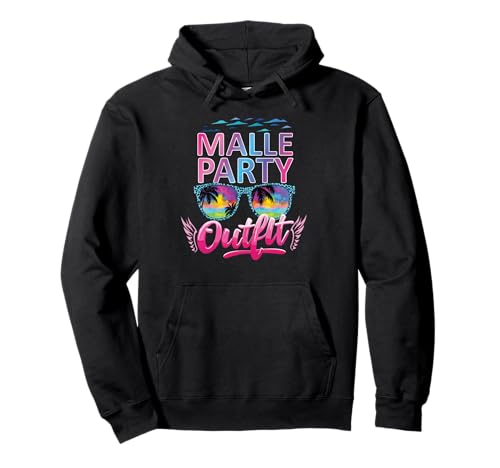 Malle Party Gruppenshirt Frauen Mallorca Outfit Damen Party Pullover Hoodie von Lustige Party Köstüme Frauen Männer Urlaub