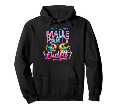 Malle Party Gruppenshirt Frauen Mallorca Outfit Damen Party Pullover Hoodie von Lustige Party Köstüme Frauen Männer Urlaub